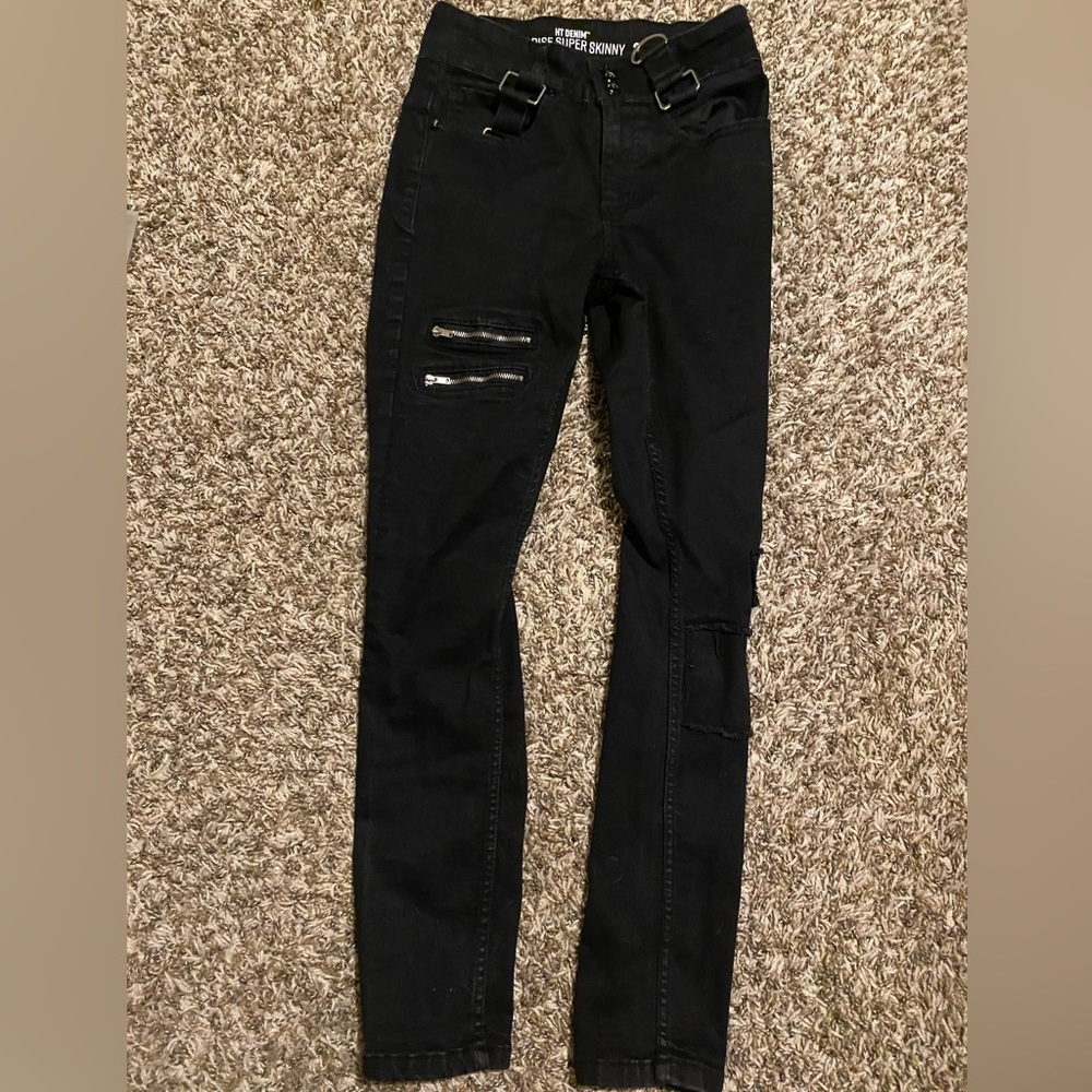 Black jeans, hot topic, size 3